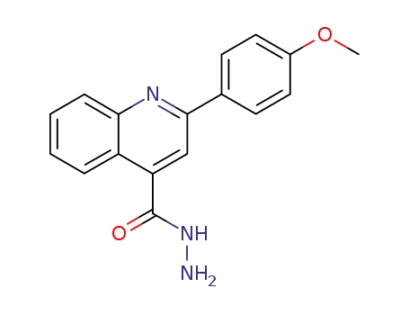 Molecular Structure of 51842-77-4 (2-(4-methoxyphenyl)quinoline-4-carbohydrazide)