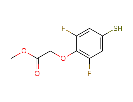 Acetic acid, (2,6-difluoro-4-mercaptophenoxy)-, methyl ester