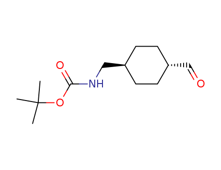 Carbamic acid, [(trans-4-formylcyclohexyl)methyl]-, 1,1-dimethylethyl
ester