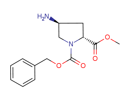 (2R,4S)-4-AMINO-1-CBZ-PYRROLIDINE-2-carboxylic acid methyl ester