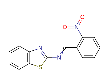 2-Benzothiazolamine, N-[(2-nitrophenyl)methylene]-