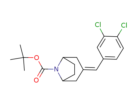 8-Azabicyclo[3.2.1]octane-8-carboxylic acid,
3-[(3,4-dichlorophenyl)methylene]-, 1,1-dimethylethyl ester