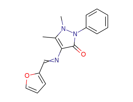 (E)-4-((furan-2-ylmethylene)amino)-1,5-dimethyl-2-phenyl-1,2-dihydro-3H-pyrazol-3-one