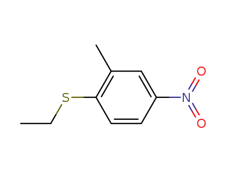 Molecular Structure of 83759-95-9 (1-(ethylsulfanyl)-2-methyl-4-nitrobenzene)