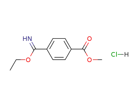 Benzoic acid, 4-(ethoxyiminomethyl)-, methyl ester, hydrochloride