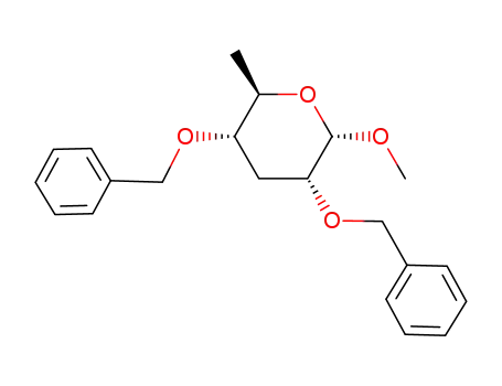 (2S,3R,5S,6R)-3,5-bis(benzyloxy)-2-methoxy-6-methyltetrahydro-2H-pyran