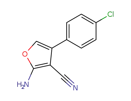 3-Furancarbonitrile, 2-amino-4-(4-chlorophenyl)-