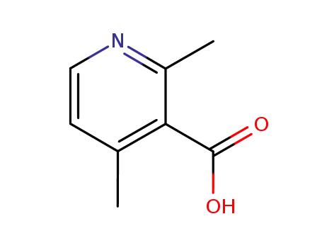 Molecular Structure of 55314-30-2 (2,4-DIMETHYL-3-PYRIDINECARBOXYLIC ACID)