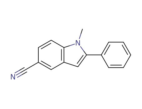 1H-Indole-5-carbonitrile, 1-methyl-2-phenyl-