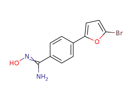 Benzenecarboximidamide, 4-(5-bromo-2-furanyl)-N-hydroxy-