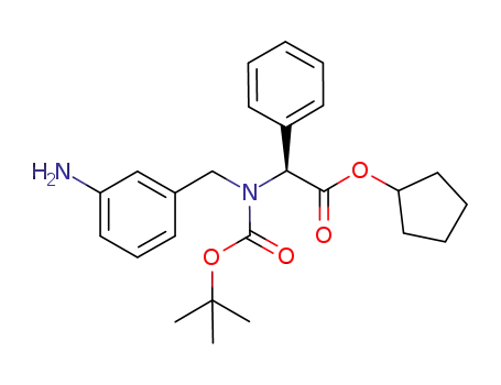 (S)-[(3-amino-benzyl)-tert-butoxycarbonyl-amino]-phenyl-acetic acid cyclopentyl ester