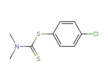 Molecular Structure of 16913-61-4 (dimethyl-dithiocarbamic acid 4-chloro-phenyl ester)