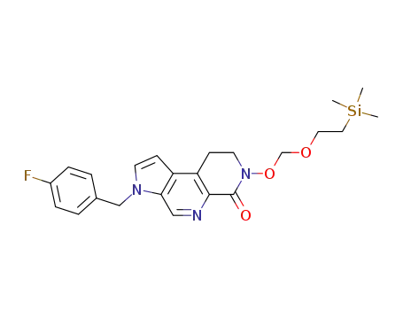 3-(4-fluorobenzyl)-7-((2-(trimethylsilyl)ethoxy)methoxy)-8,9-dihydro-3H-pyrrolo[2,3-c][1,7]naphthyridin-6(7H)-one