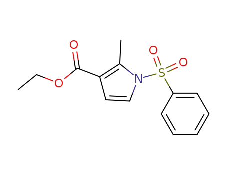 1H-Pyrrole-3-carboxylic acid, 2-methyl-1-(phenylsulfonyl)-, ethyl ester