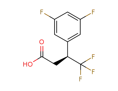(S)-3-(3,5-difluorophenyl)-4,4,4-trifluorobutanoic acid