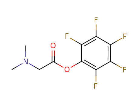 Molecular Structure of 942919-64-4 (dimethylamino-acetic acid pentafluorophenyl ester)