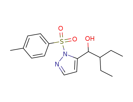 2-ethyl-1-{1-[(4-methylphenyl)sulfonyl]-1H-pyrazol-5-yl}butan-1-ol