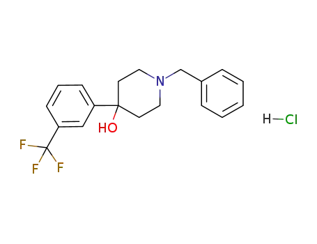4-Piperidinol, 1-(phenylmethyl)-4-[3-(trifluoromethyl)phenyl]-,
hydrochloride