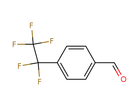 Molecular Structure of 884602-82-8 (Benzaldehyde, 4-(pentafluoroethyl)-)