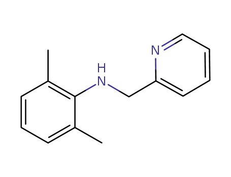 Molecular Structure of 882994-68-5 (2,6-dimethyl-N-((pyridin-2-yl)methyl)benzenamine)
