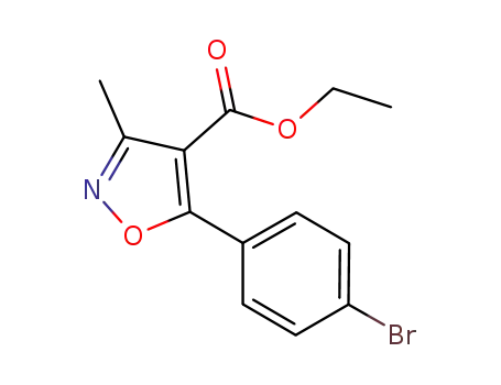 4- 이속 사졸 카르 복실 산, 5- (4- 브로 모 페닐) -3- 메틸-, 에틸 e