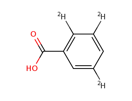 Molecular Structure of 87976-29-2 (benzoic-2,3,5-d3 acid)