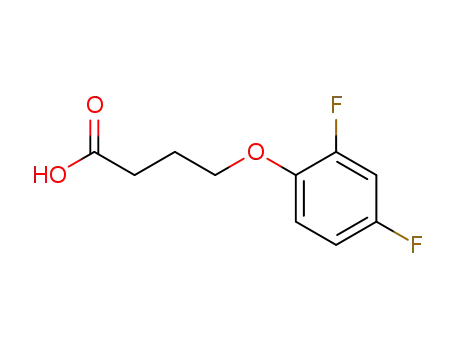 Molecular Structure of 127556-94-9 (4-(2,4-Difluoro-phenoxy)-butyric acid)
