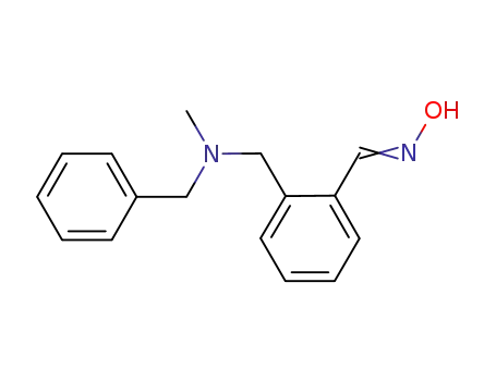 Molecular Structure of 1207535-50-9 (o-(N-benzyl-N-methylamino)methylbenzaldehyde oxime)
