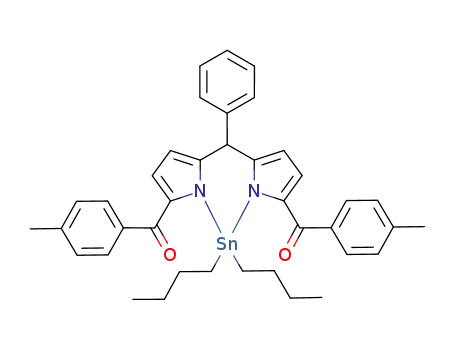 dibutyl[5,10-dihydro-1,9-bis(4-methylbenzoyl)-5-phenyldipyrrinato]tin(IV)