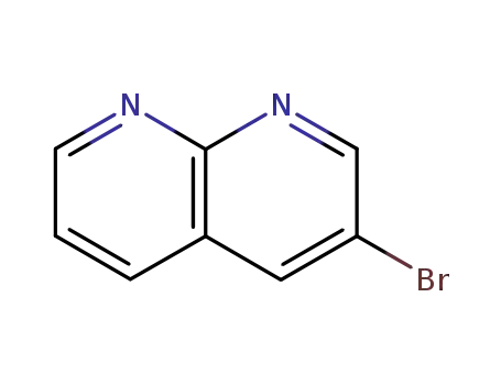 Molecular Structure of 17965-78-5 (3-Bromo-1,8-naphthyridine)
