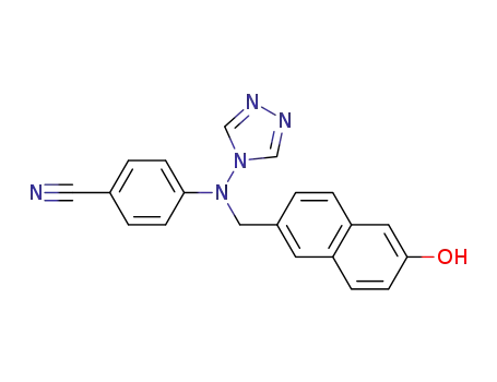 4-{[(6-hydroxynaphthalen-2-yl)methyl](4H-1,2,4-triazol-4-yl)amino}benzonitrile
