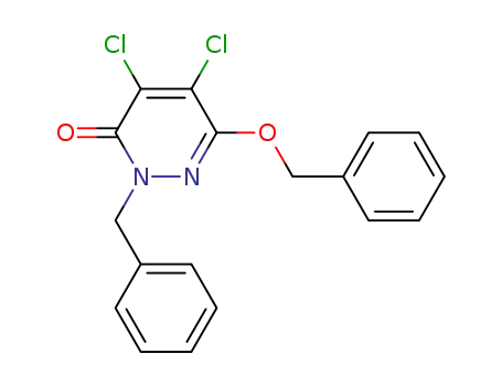 2-benzyl-6-(benzyloxy)-4,5-dichloropyridazin-3(2H)-one