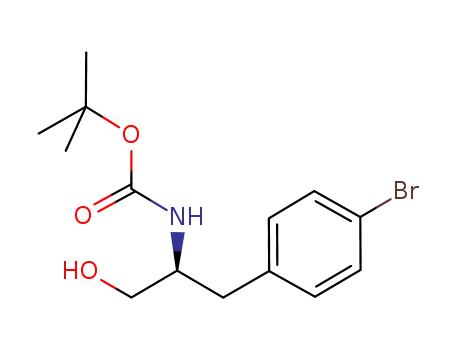 Molecular Structure of 854760-84-2 (BOC-L-4-BR-PHENYLALANINOL)