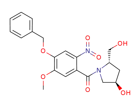 N-[4-benzyloxy-5-methoxy-2-nitrobenzoyl]-(2S,4R)-4-hydroxy-2-(hydroxymethyl)pyrrolidine