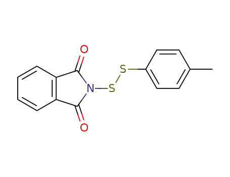 Molecular Structure of 33704-37-9 (1H-Isoindole-1,3(2H)-dione, 2-[(4-methylphenyl)dithio]-)