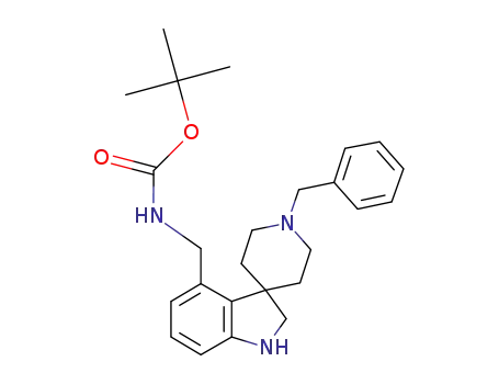 tert-butyl (1'-benzylspiro[indoline-3,4'-piperidine]-4-yl)methylcarbamate