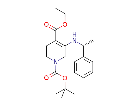 5-[(1R)-1-phenyl-ethylamino]-3,6-dihydro-2H-pyridine-1,4-dicarboxylic acid 1-tert-butyl ester 4-ethyl ester