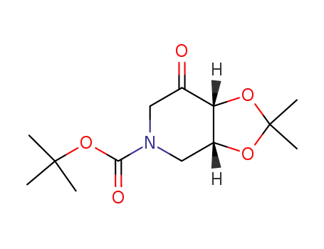 N-tert-butyloxycarbonyl-1,5-dideoxy-1,5-imino-3,4-O-isopropylidene-D-erythro-pent-2-ulose
