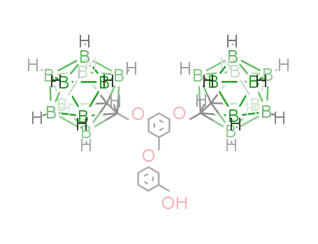 Molecular Structure of 871950-41-3 (3-[3,5-di(o-carboranylmethoxy)benzyloxy]benzylalcohol)