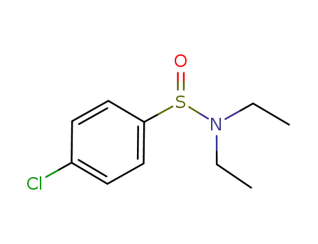 Molecular Structure of 1017238-74-2 (N-(4-chlorophenylsulfinyl)-N,N-diethylamine)