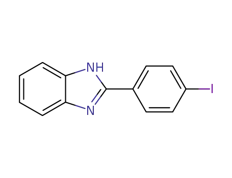 Molecular Structure of 847470-39-7 (1H-BENZIMIDAZOLE, 2-(4-IODOPHENYL)-)