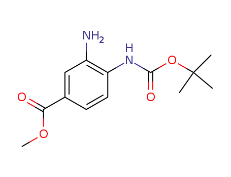 3-아미노-4-tert-부톡시카르보닐아미노-벤조산 메틸 에스테르