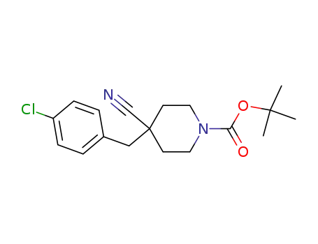 1-BOC-4-CYANO-4-(4-CHLOROBENZYL)-PIPERIDINE