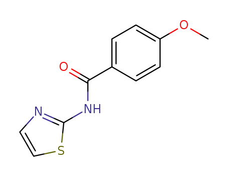 Molecular Structure of 303122-55-6 (4-methoxy-N-(thiazol-2-ylamino)benzoic acid)