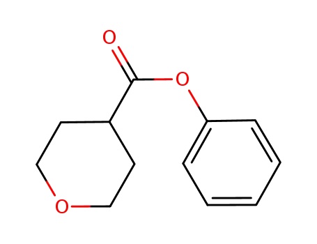 Molecular Structure of 917566-84-8 (2H-Pyran-4-carboxylic acid, tetrahydro-, phenyl ester)