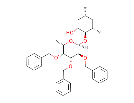 (1R,2R,4R,6S)-2-hydroxy-4,6-dimethylcyclohexyl 2,3,4-tri-O-benzyl-6-deoxy-α-L-galactopyranoside