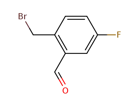 Molecular Structure of 945995-09-5 (2-(bromomethyl)-5-fluorobenzaldehyde)
