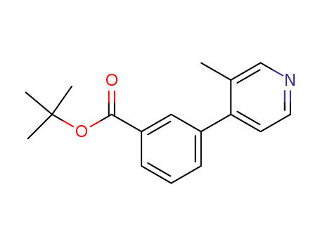 Molecular Structure of 1189328-78-6 (tert-butyl 3-(3-methylpyridin-4-yl)benzoate)