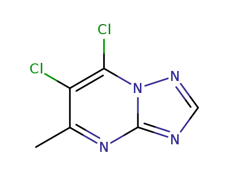 6,7-dichloro-5-methyl-[1,2,4]triazolo[1,5-<i>a</i>]pyrimidine