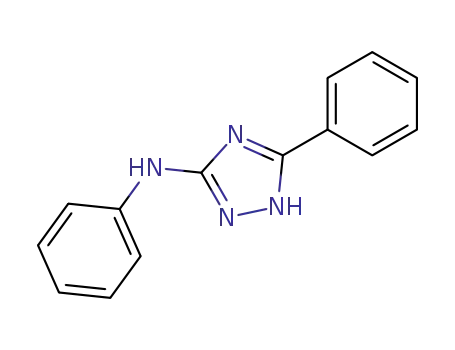 Molecular Structure of 4949-24-0 (1H-1,2,4-Triazol-3-amine, N,5-diphenyl-)
